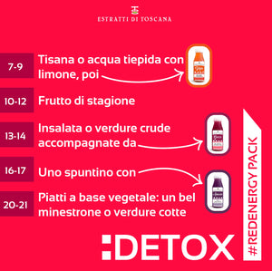 Detox Red Energy pack