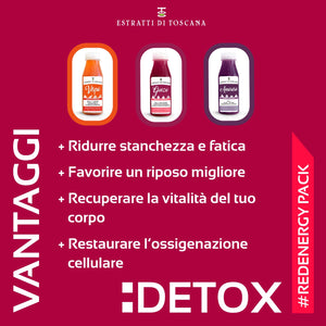 Detox Red Energy pack