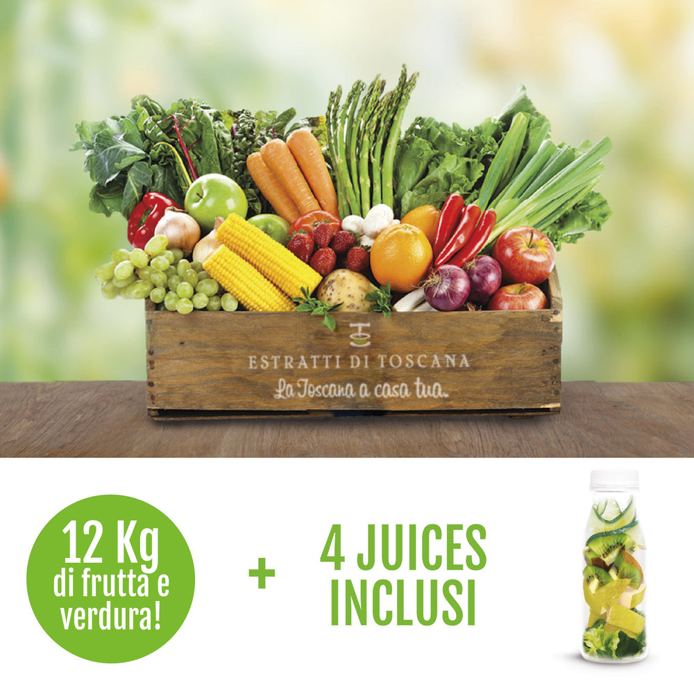Cassetta grande 12 kg + 4 juices inclusi